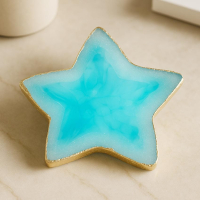 manufacturer star shaped agate display board resin nail art palette