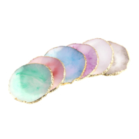 wholesale resin agate drink coasters