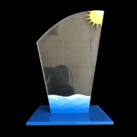 wholesale custom printed acrylic trophy