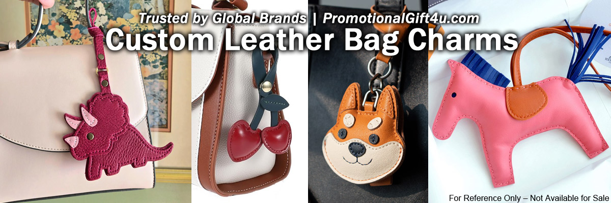 Trusted by Global Brands for Custom Leather Bag Charms & Accessories