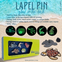 Illuminate your brand with our custom luminous lapel pin