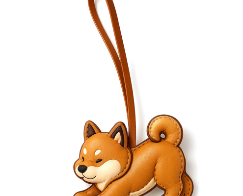 オリジナル レザーバッグチャーム