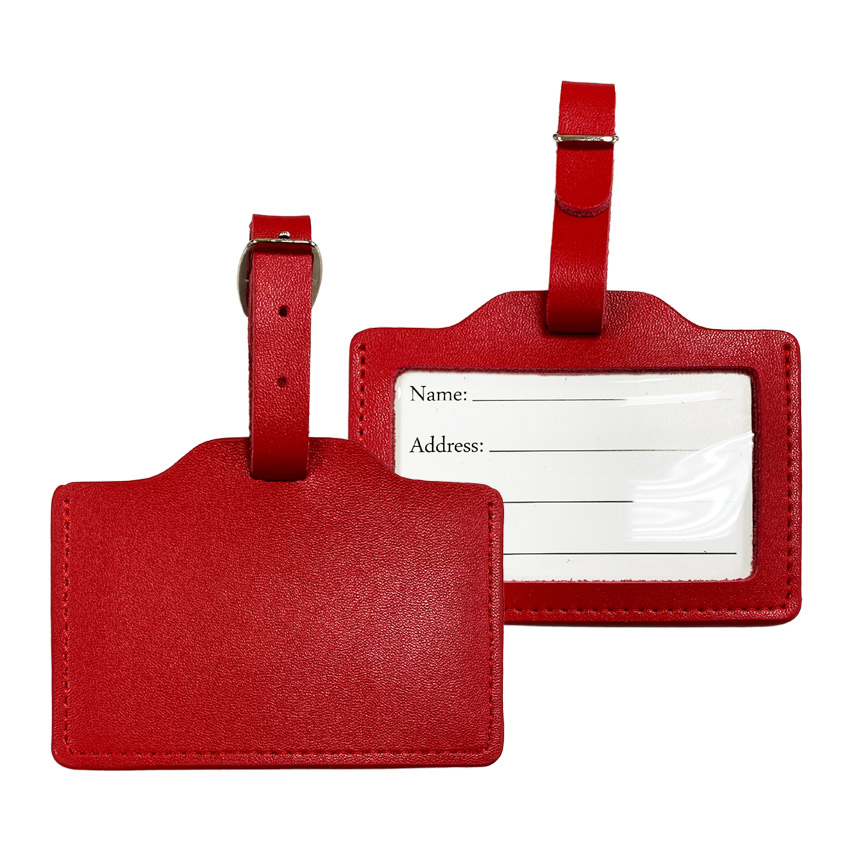 personalized leather id name tag wholesale