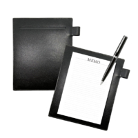 wholesale leather hotel room leather memo holders