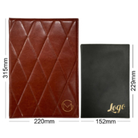 Wholesale Leather Menu Holder with Ring Binder