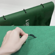 Personalized Leather Menu Holders with Binding Ring