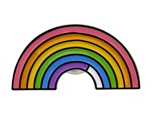 wholesale custom rainbow lapel pin