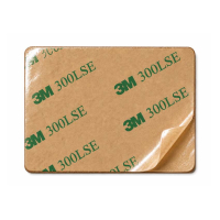 Adhesive backing custom leather patch with 3M sticker