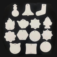 wholesale ceramic hanging ornament ceramic Christmas decorations