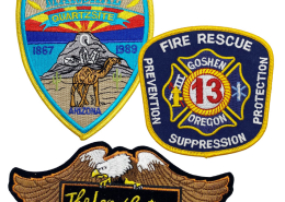 manufacturer custom logo iron on embroidery patches