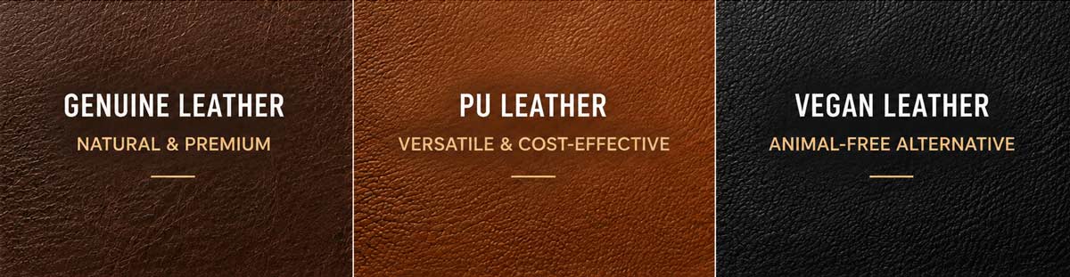 Custom Leather Patch Material Options Custom Leather Patch Material Options