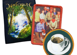 custom logo sublimation printed patches