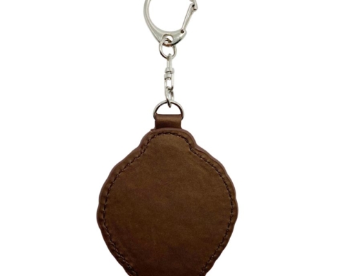 wholesale leather keychain with custom design