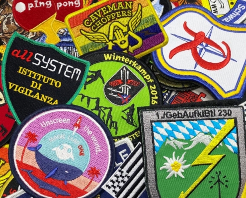 manufacturer custom iron on embroidered patches