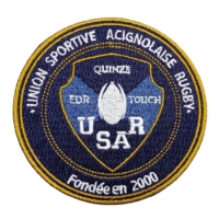 custom logo emblem embroidery sew on patch