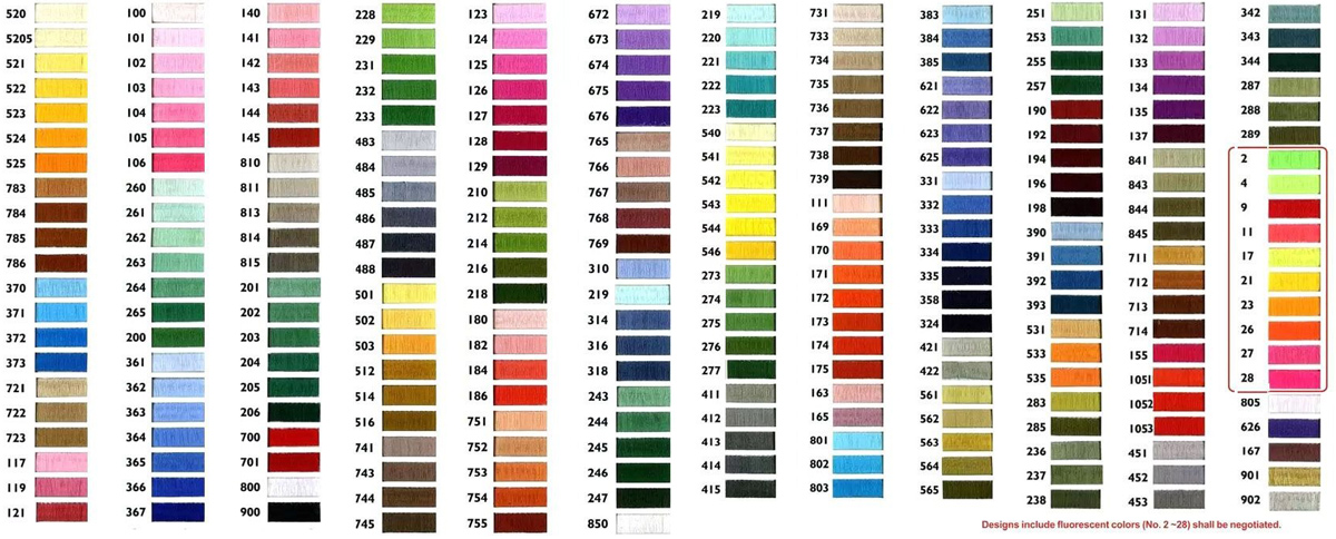 embroidery patch manufacturer thread colors chat