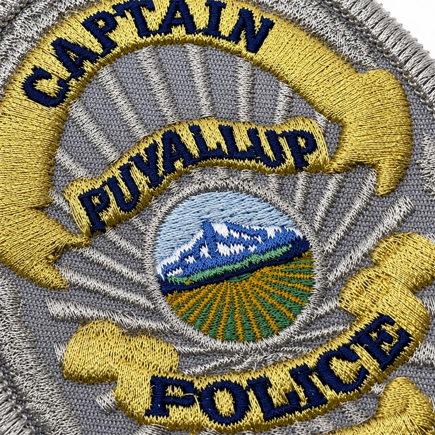 manufacturer custom full embroidered patch