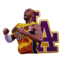 custom laser cut shaped photo realistic sublimated patch