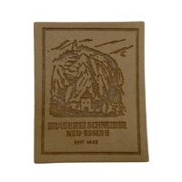 Custom Laserable Leatherette Patch for Garment