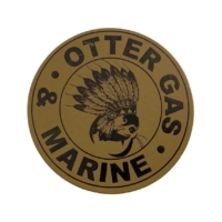 personalized round leather printed patch for hat