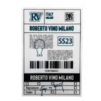 custom logo silicone clothing labels