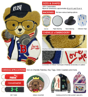 manufacturer custom chenille patches for letterman jacket