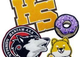 wholesale embroidered custom chenille patches