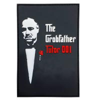 custom 3D logo god father movie souvenir PVC patches