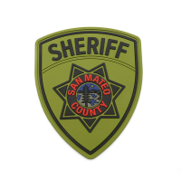 custom military police pvc patch