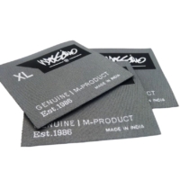 manufacturer custom logo garment woven labels