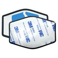 manufacturer custom PVC patch with 3M adhesive backing