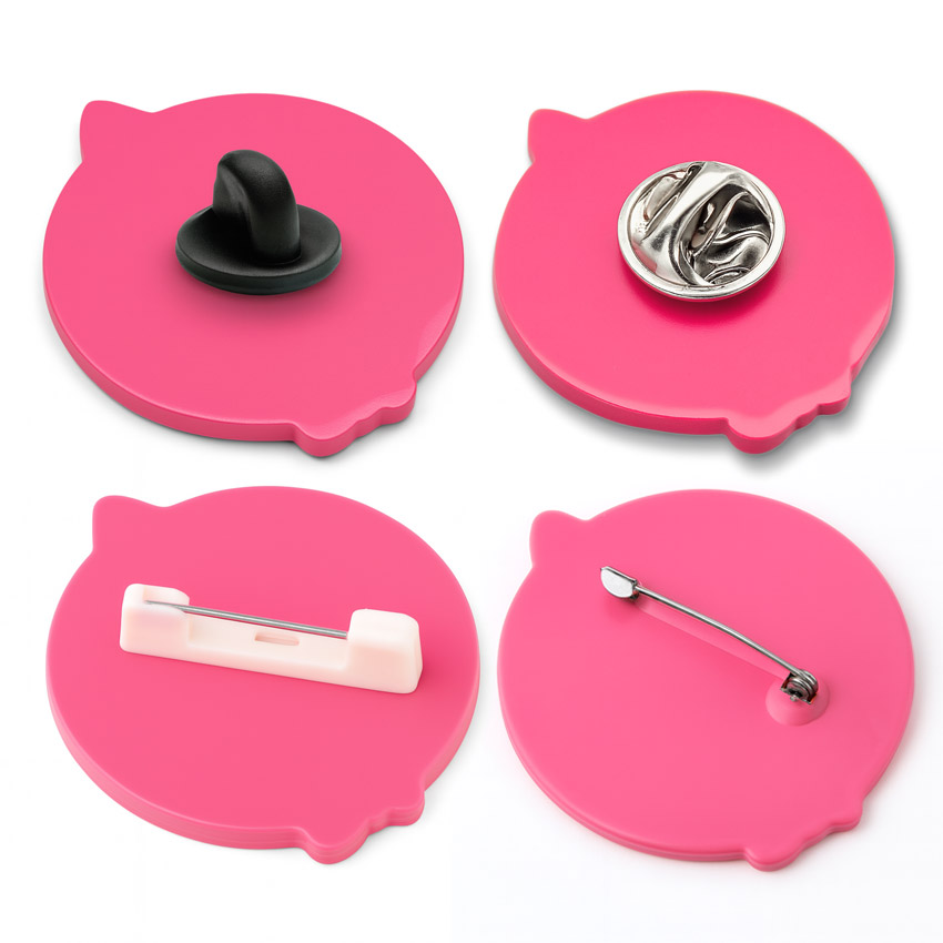 wholesale custom PVC lapel pin backings