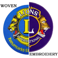 difference between custom woven patch and embroidery patch