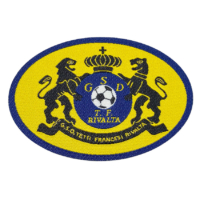 custom emblem football club woven iron on patch