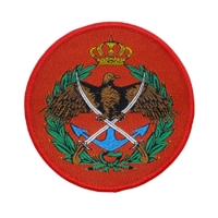 custom logo crown eagle military patch