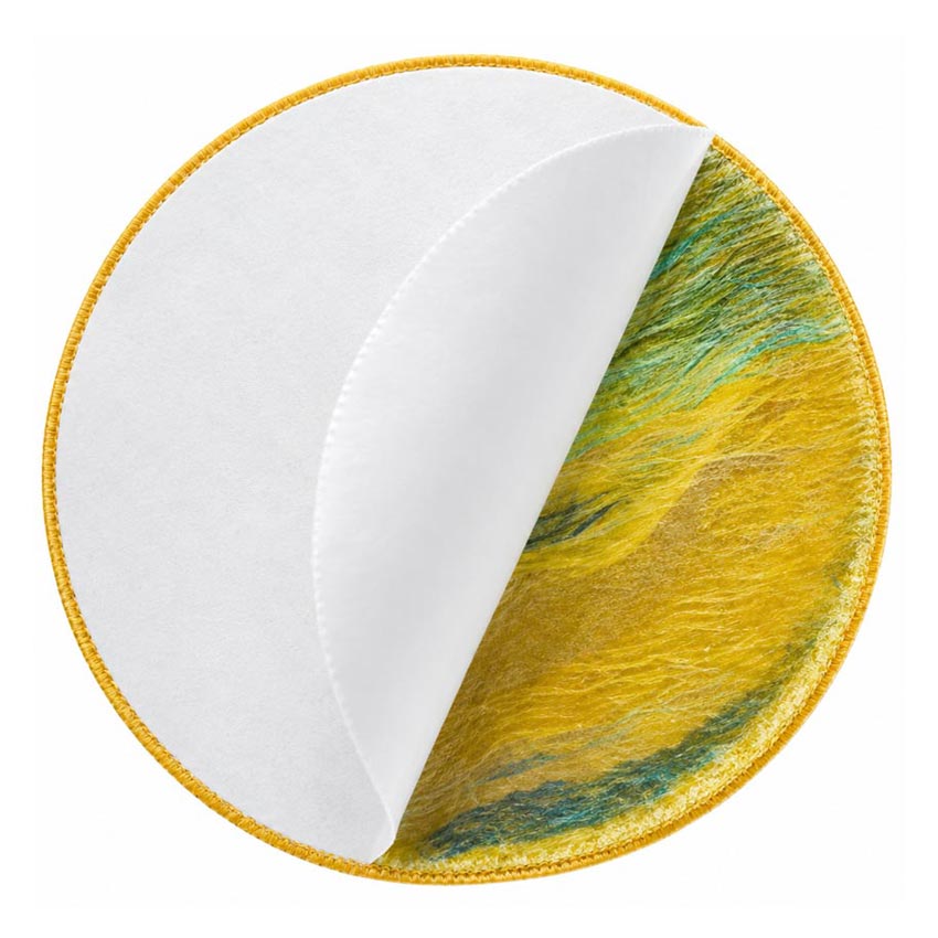 woven patch with adhesive backing