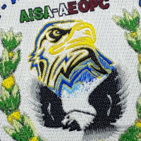 smooth surface custom woven emblem patch