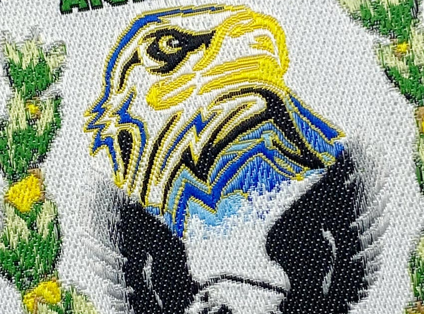 woven-patch-fine-details-2 smooth surface custom woven emblem patch