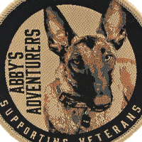 custom woven patch with intricate artwork and fine woven details