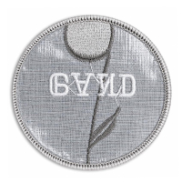 plastic backing for woven patch support
