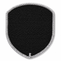 custom woven patch with Velcro backing