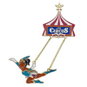 custom circus show chain enamel lapel pin