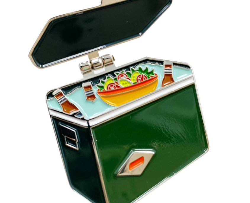 Moving Pin Examples Interactive Enamel Lapel Pins | Custom Moving & Spinning Designs