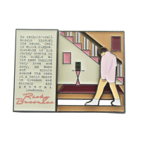 custom soft enamel sliding pin