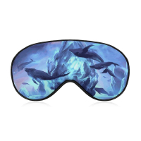 custom full color printed blindfold sleep mask