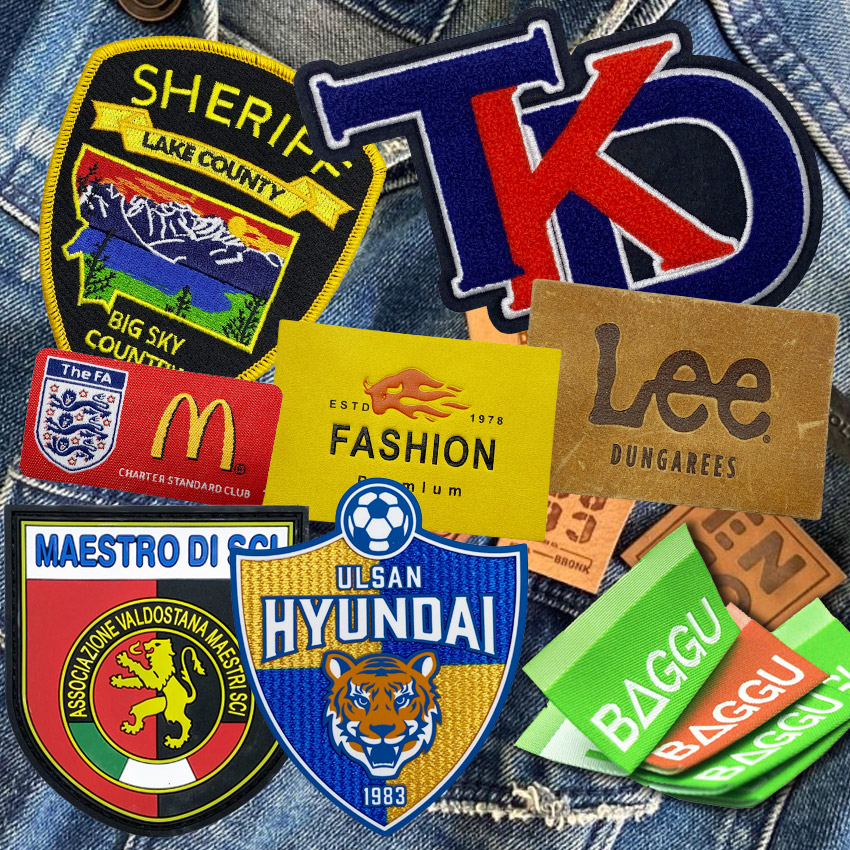 custom patches and labels for apparel