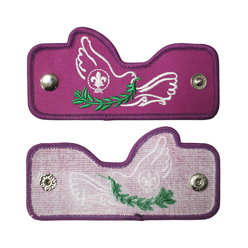 custom embroidery boy scout slide holder