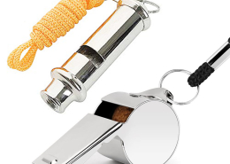 wholesale blank metal whistles with custom logo