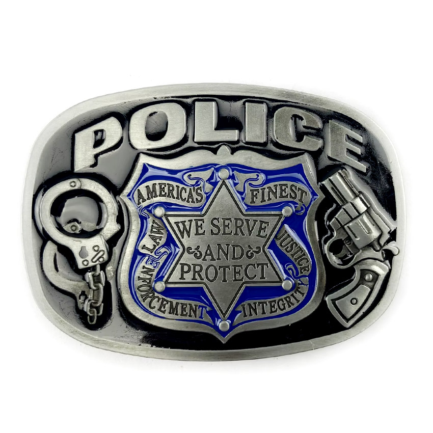 wholesale custom police belt buckle