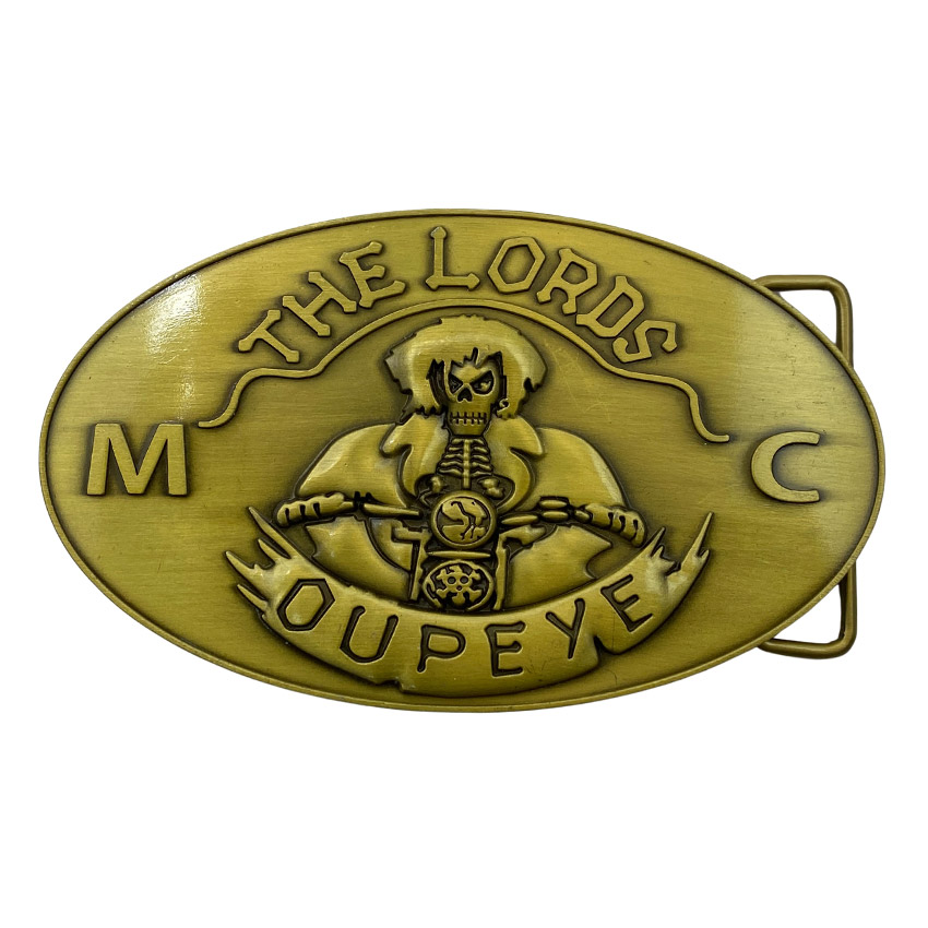 Custom Design Biker Club Belt Buckle